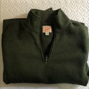 Vintage J. Crew Fleece Dark Green